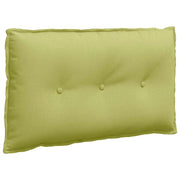 Cuscino per Schiena | Cuscino dorsale Verde chiaro 80 x 19 x 50 cm Tessuto