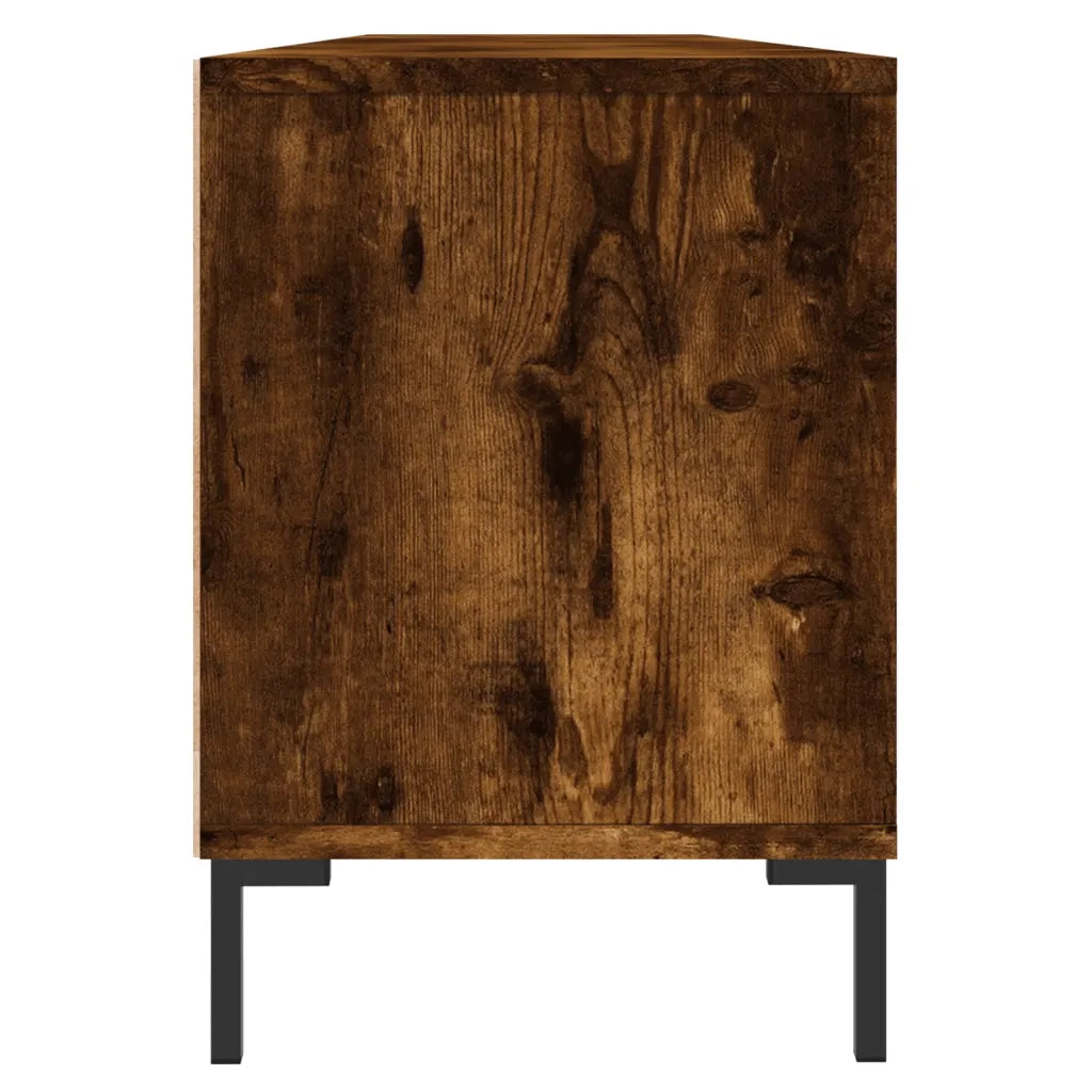 vidaXL Mobile Porta TV Rovere Fumo 150x30x44,5 cm in Legno Multistrato