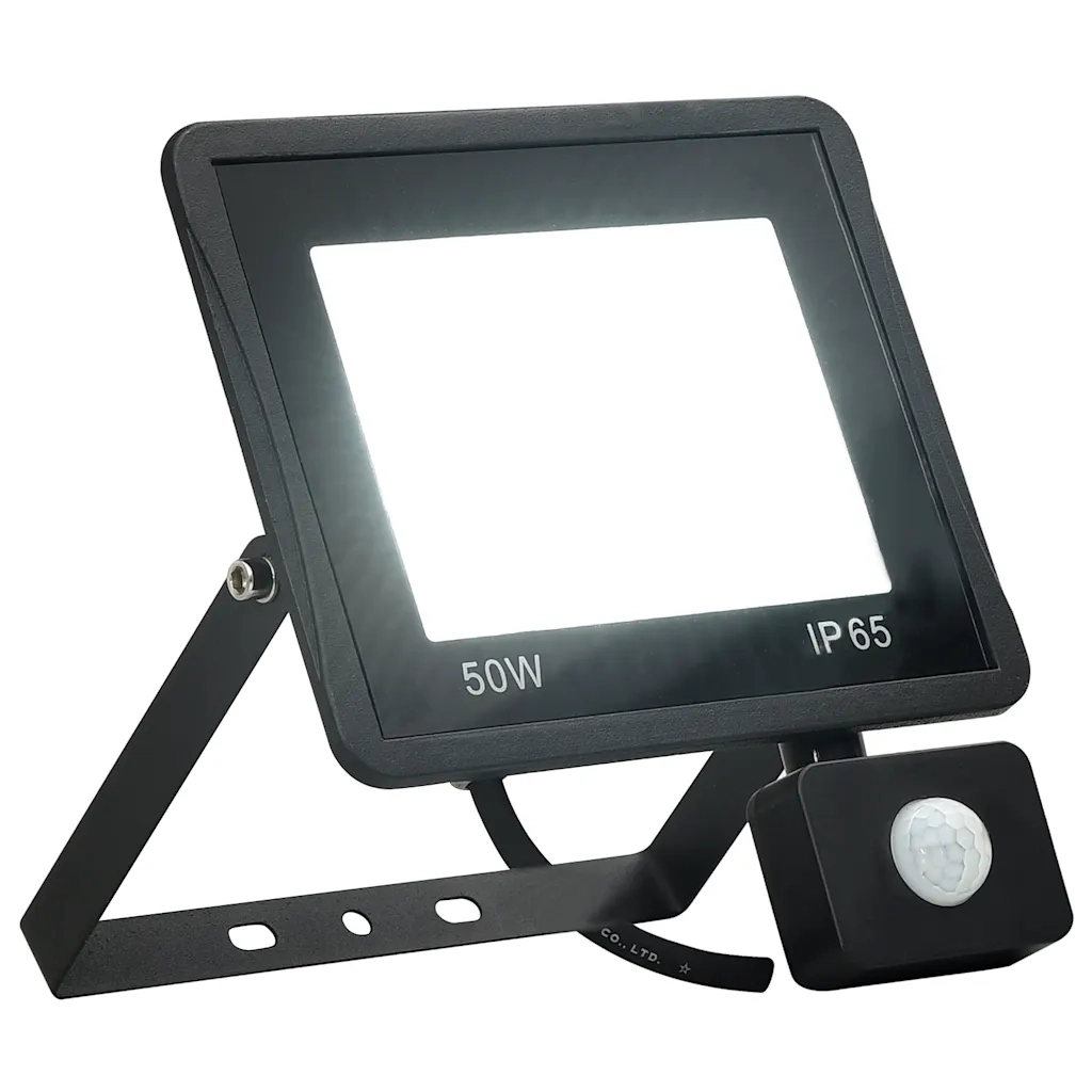 Faretto a LED con Sensore 50 W Bianco Freddo
