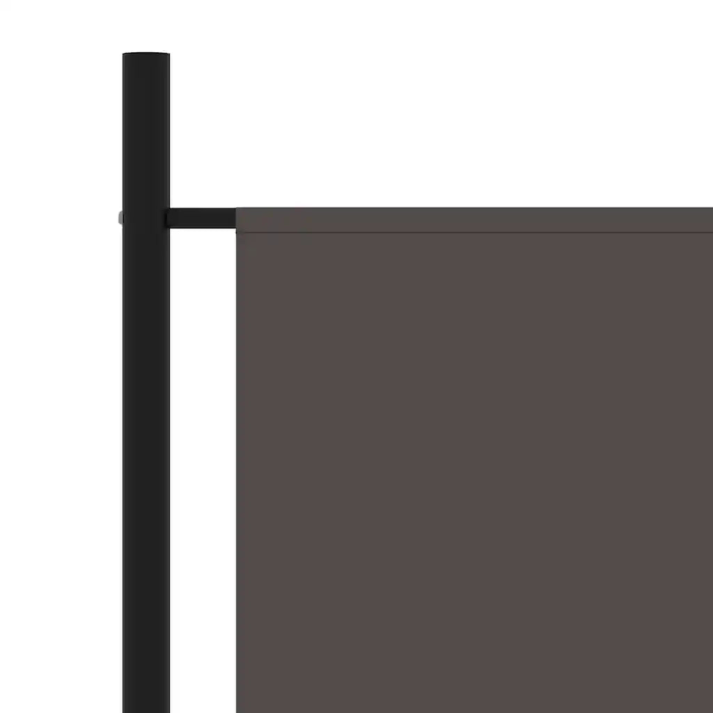 Paravento Antracite 175x180 cm in Tessuto 320737