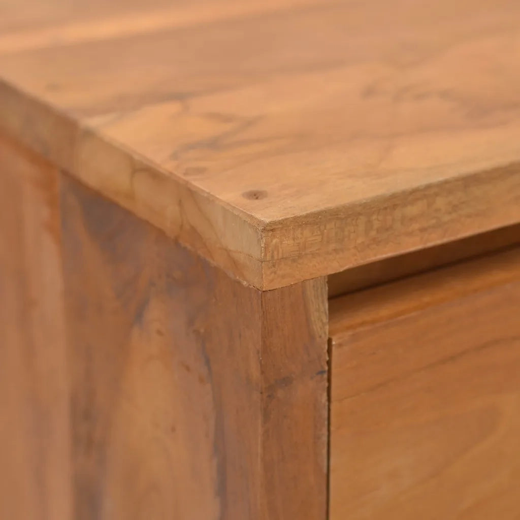 Comodino | Armadio da Notte | Mobiletto da notte 20x35x50 cm in Legno Massello di Teak