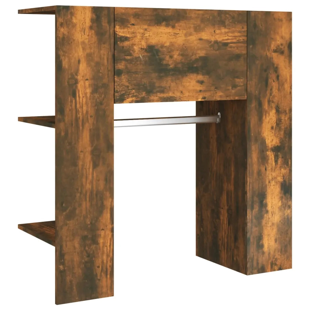 Mobili da Corridoio 2 pz Rovere Fumo in Legno Multistrato 3114179