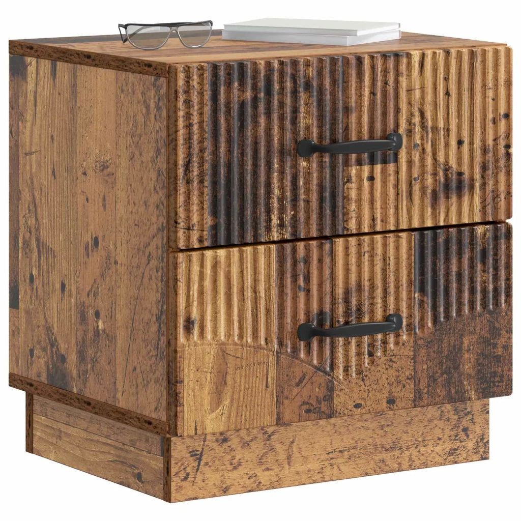 Armadio da Notte con cassetto Legno antico 43 x 34,5 x 44,5 cm 895231
