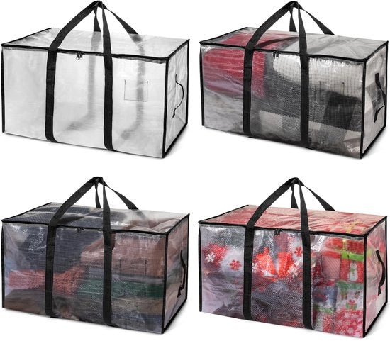 Caselle per il Trasloco di Grandi Dimensioni con Cinture per Borsa, Cerniere e Maniglie, Caselle per il Trasloco Resistenti, Trasloco per Studenti