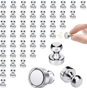 Magnetini Push Pin 50 pezzi, Mini Punti Ferro Forti Magnetici 12x16 mm, Magnetici per Pannelli Puntinati, Pegboards, Pannelli Bianchi, Pannelli Magnetici, Magnetici Forti Piccoli Punti Ferro Neodymium