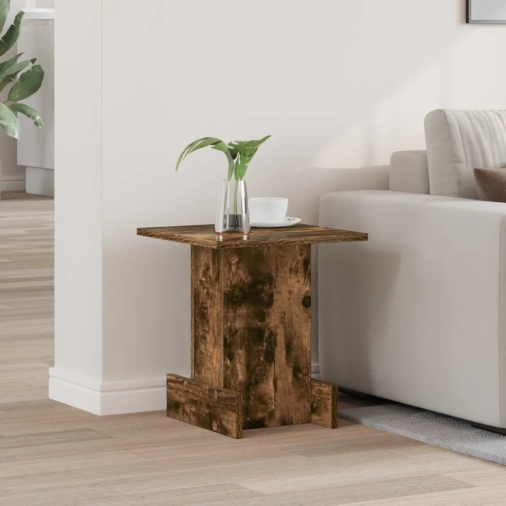Tavolino Rovere fumé 35,5 x 35 x 40 cm Legno ingegnerizzato 891212