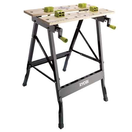 PIANO DA LAVORO PIEGHEVOLE 'RWB01' RYOBI mm 605x120x180 - Portata 100 Kg - RYOBI
