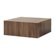 Tavolino in MDF "Prizma" - 90 x 90 x 35 cm - Noce