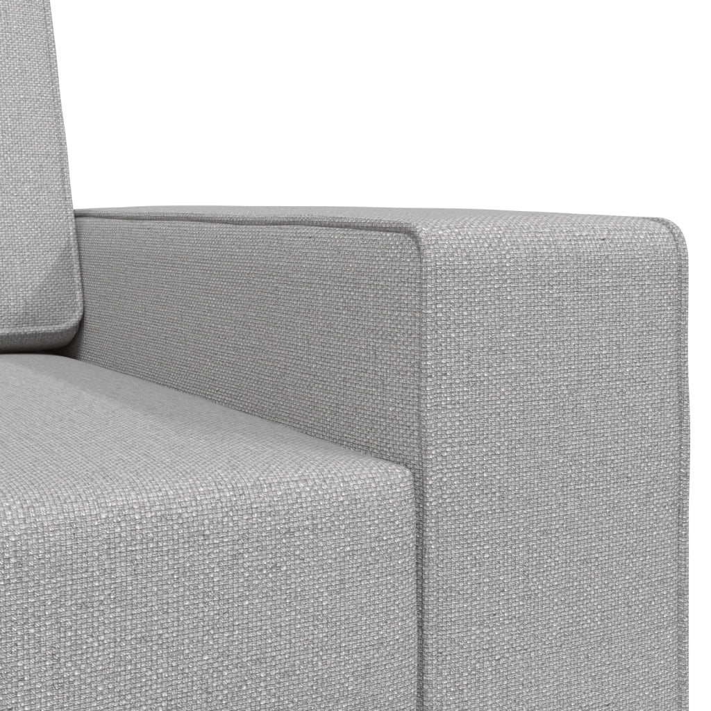 Divano Letto a Terra 2-in-1 Grigio Nuvola 245x150x60.5 cm Tessuto