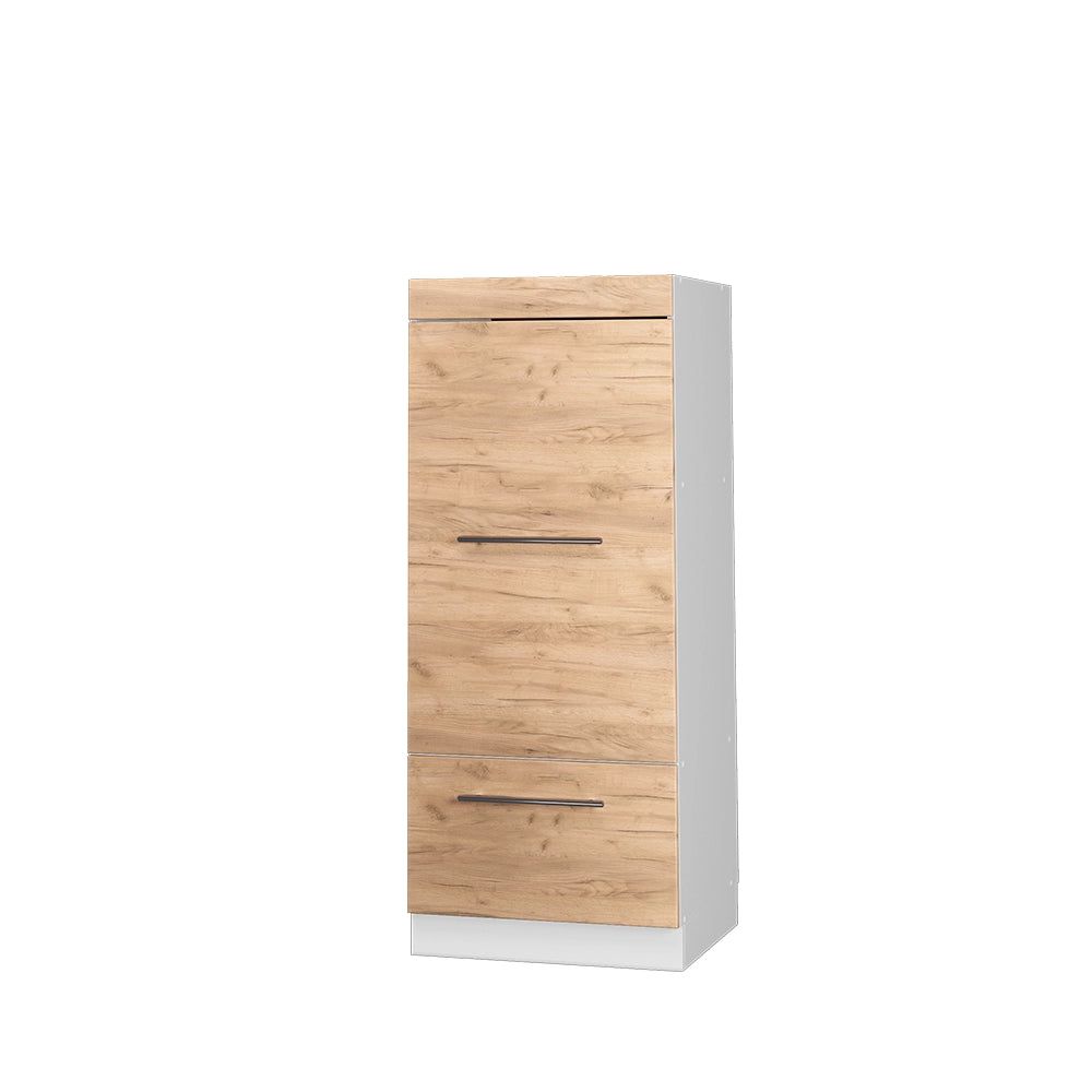 Mobile cucina microonde Fame-Line Rovere dorato/Bianco 60 cm Vicco