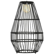 Lampada solare da giardino ¨C zephmum ¨C effetto rattan 34x34x56 cm