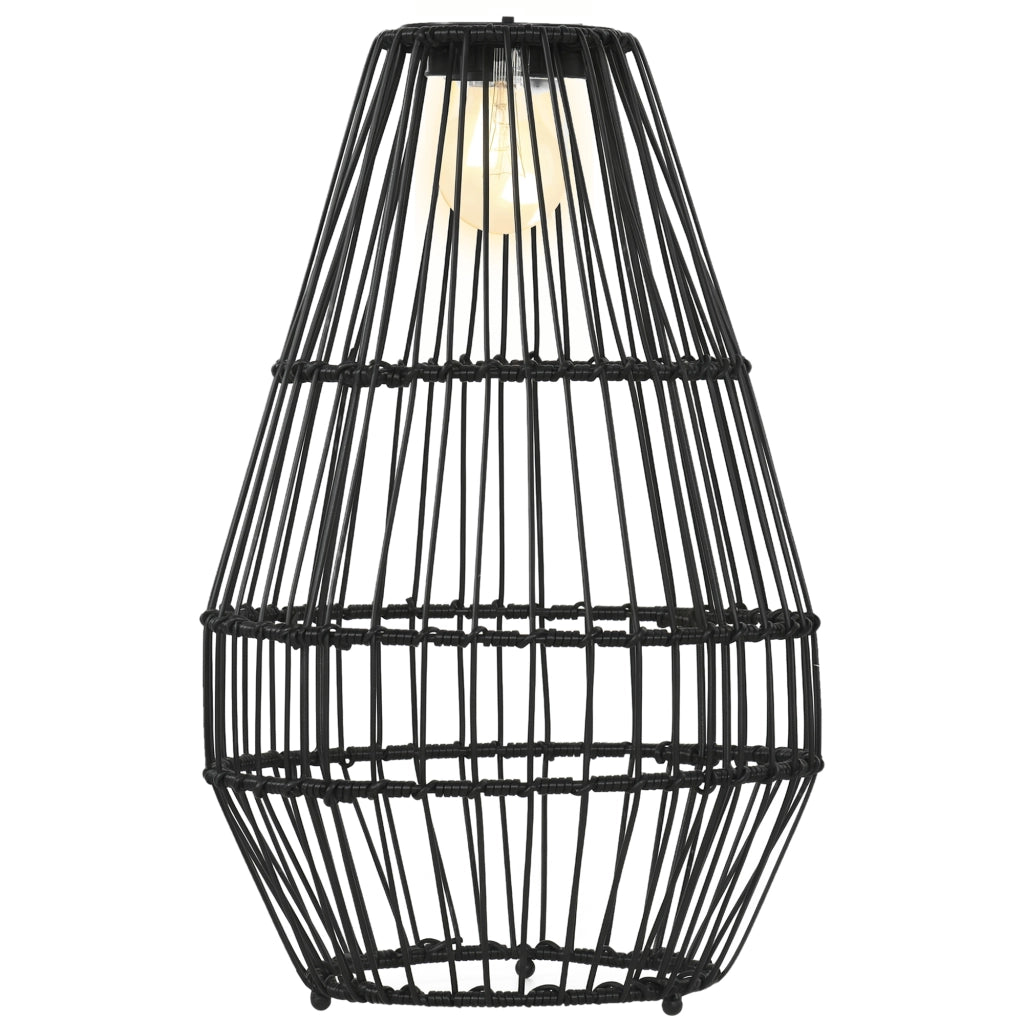 Lampada solare da giardino ¨C zephmum ¨C effetto rattan 34x34x56 cm