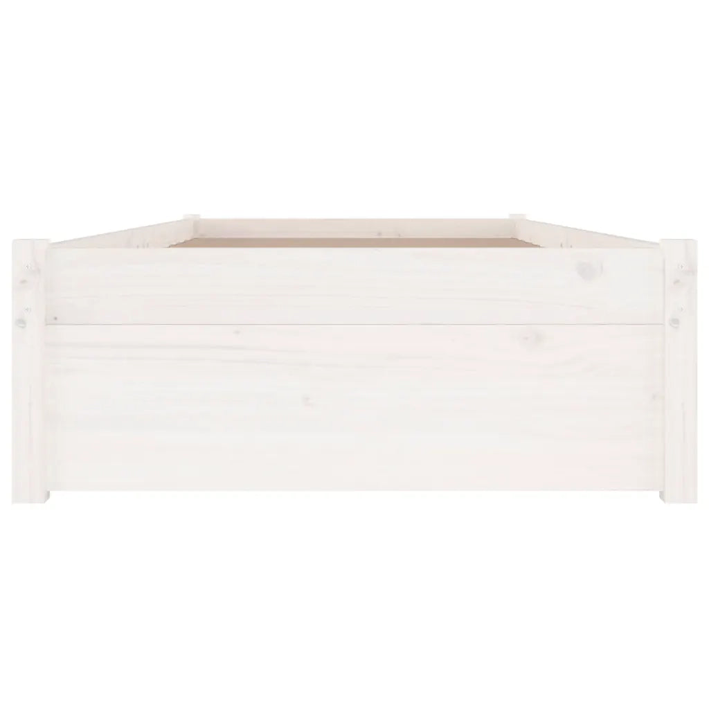 Giroletto con Cassetti Bianco 90x200 cm