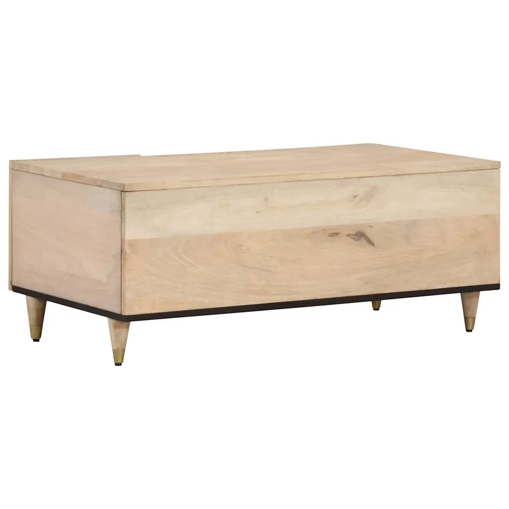 Tavolino da Salotto 100x54x40 cm in Legno Massello di Mango 358260
