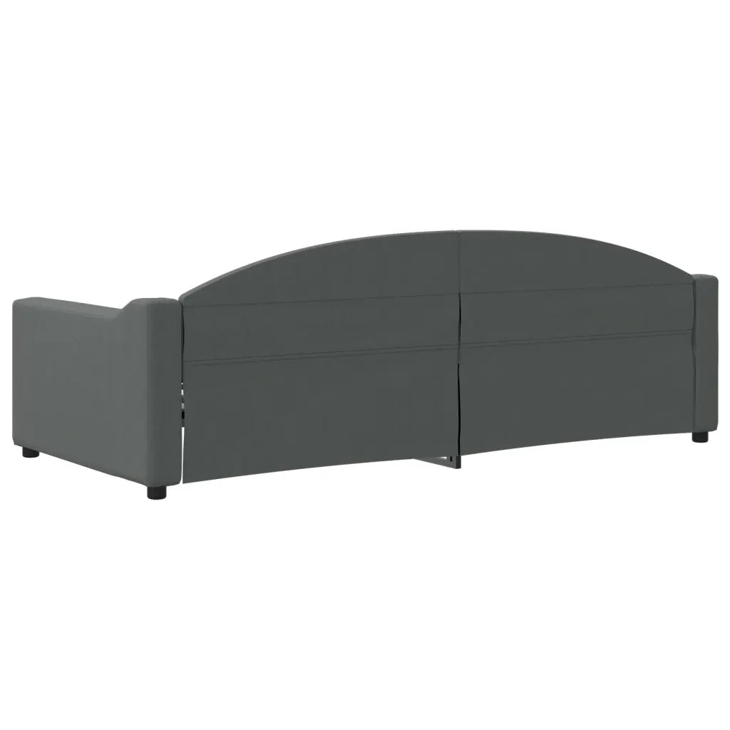 Letto da Giorno Grigio 90x200 cm in Tessuto 354184