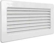 Filtro finale con rete d'insetti - adatto per sistemi di ventilazione - 1 pezzo - bianco - ABS - 256 x 126 mm