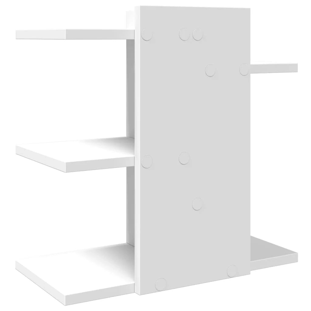 Mobiletto portaoggetti per ufficio 42 x 21,5 x 42 cm in legno ingegnerizzato Bianco 02_0043562