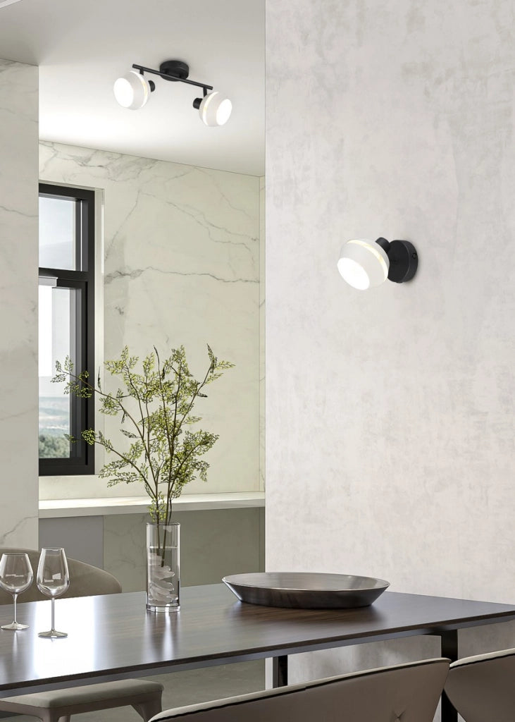 Faretto parete-soffitto ISLA 1xE14 grigio metallo RL