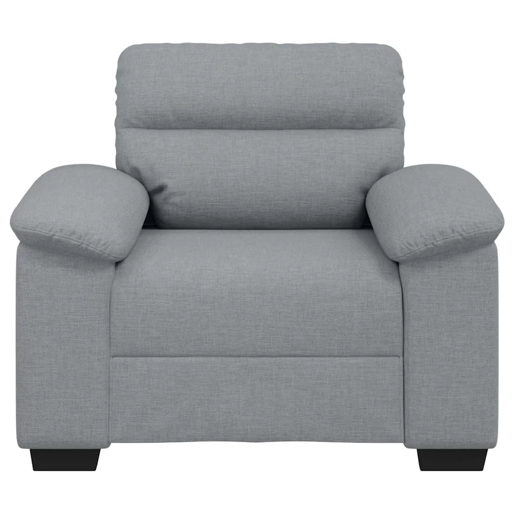 Poltrona Grigio Chiaro 60 cm in Tessuto