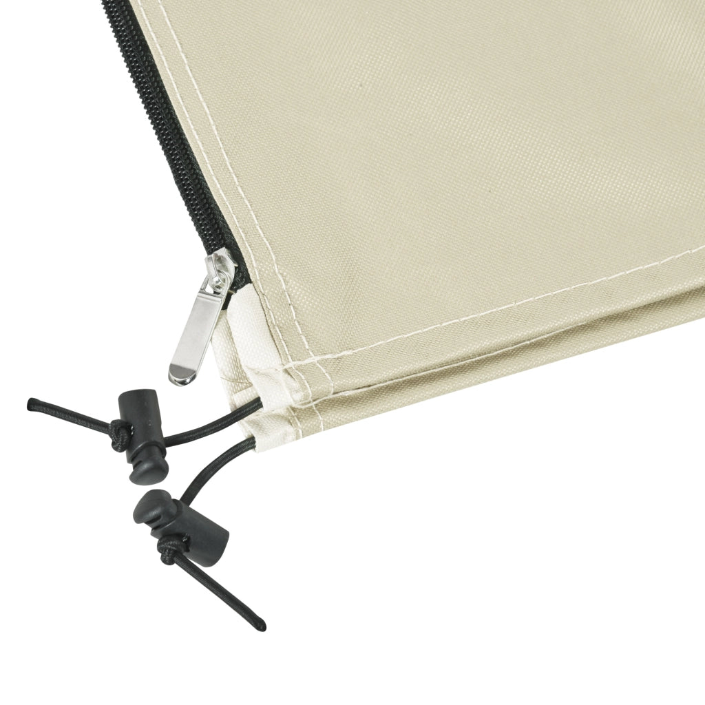 Funda per Ombrellone da Giardino ¨C zephmum ¨C Impermeabile Oxford 600D con Cerniera ?56x220 cm Beige