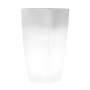Vaso luminoso RGB con pannello solare cm 33x33x70 - RAYMOND