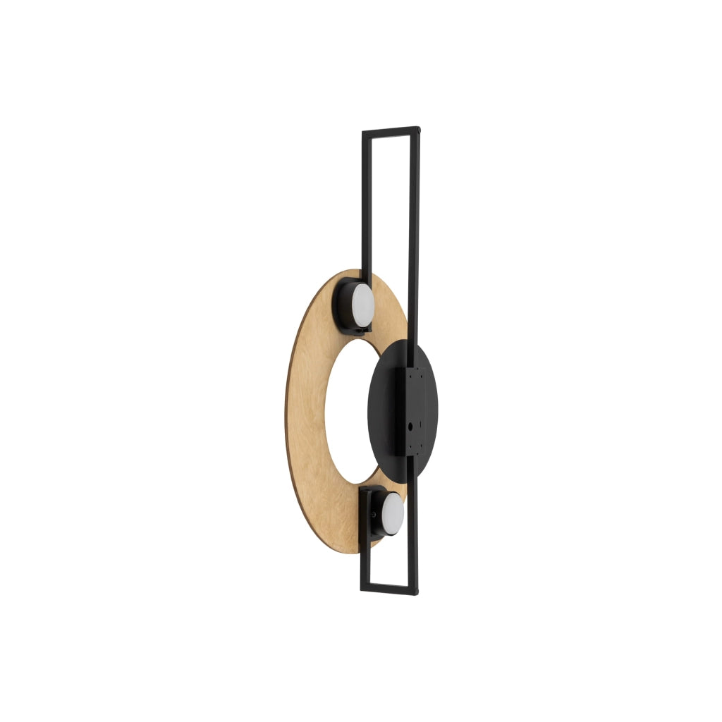 Applique SUNSET Natural A legno/nero GX53 8W Nowodvorski