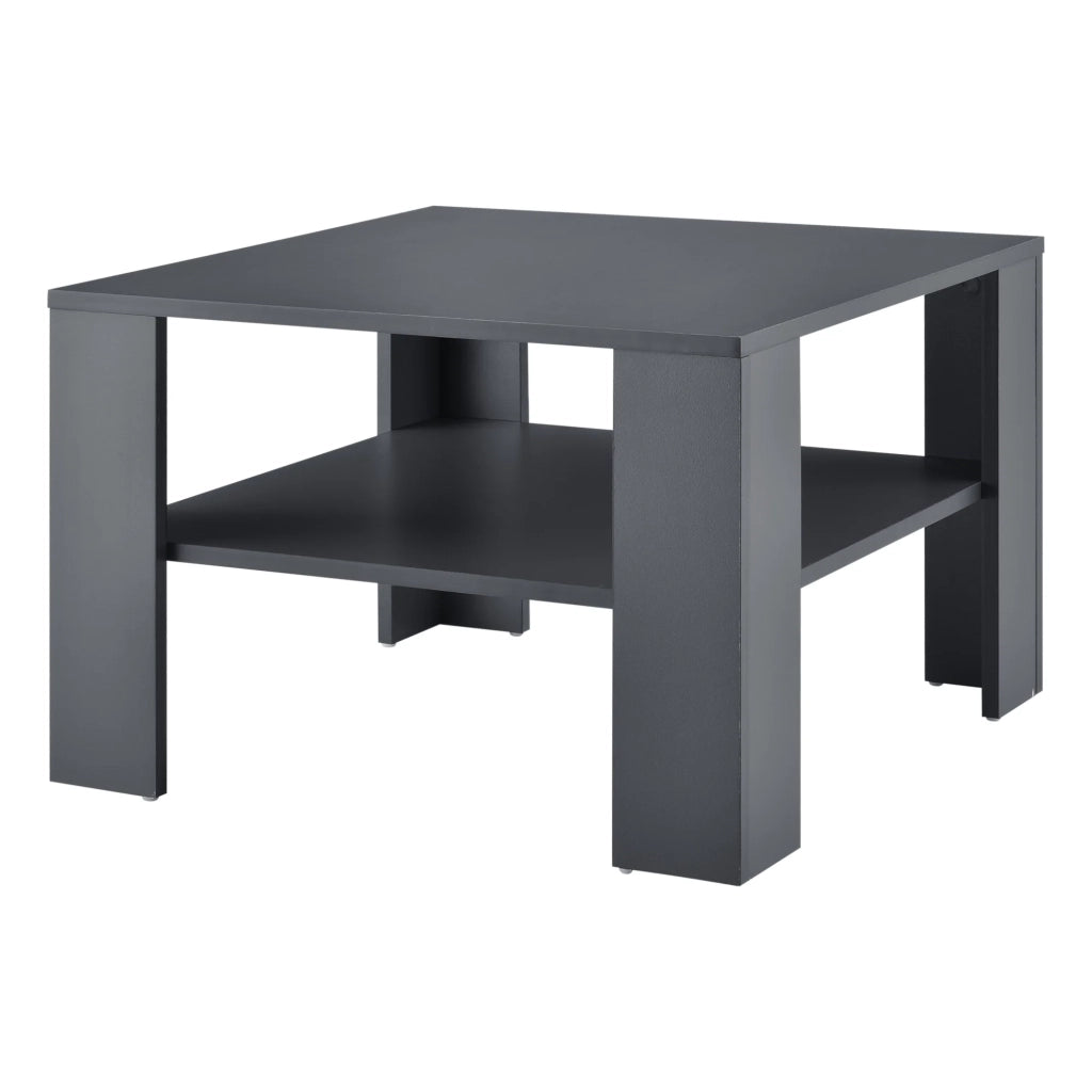 Tavolino da salotto 60 x 60 x 40 cm grigio scuro 03_0008434