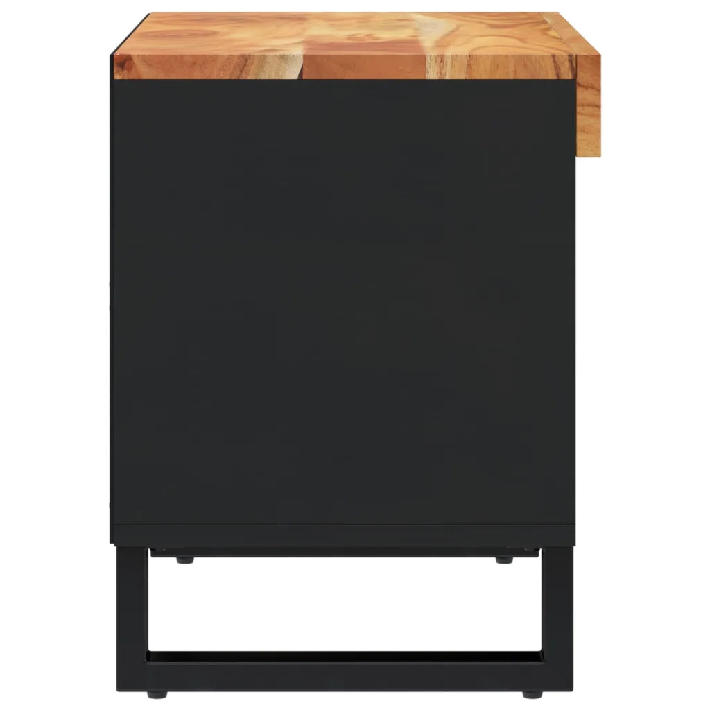 Mobile Porta TV 60x33x43,5 cm in Legno Massello di Acacia 352882