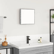 Specchio da bagno LED Grigio Sonoma 40 x 37 x 8.5 cm 822926