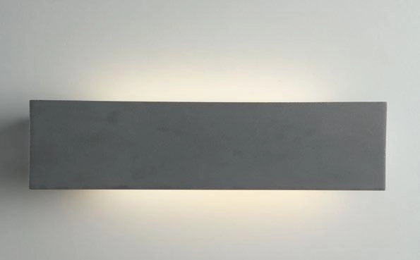 APPLIQUE LED PARKER GRIGIA 16W 2100LM CCT 3000K / 4000KIP65 50X4,5X10,2CM