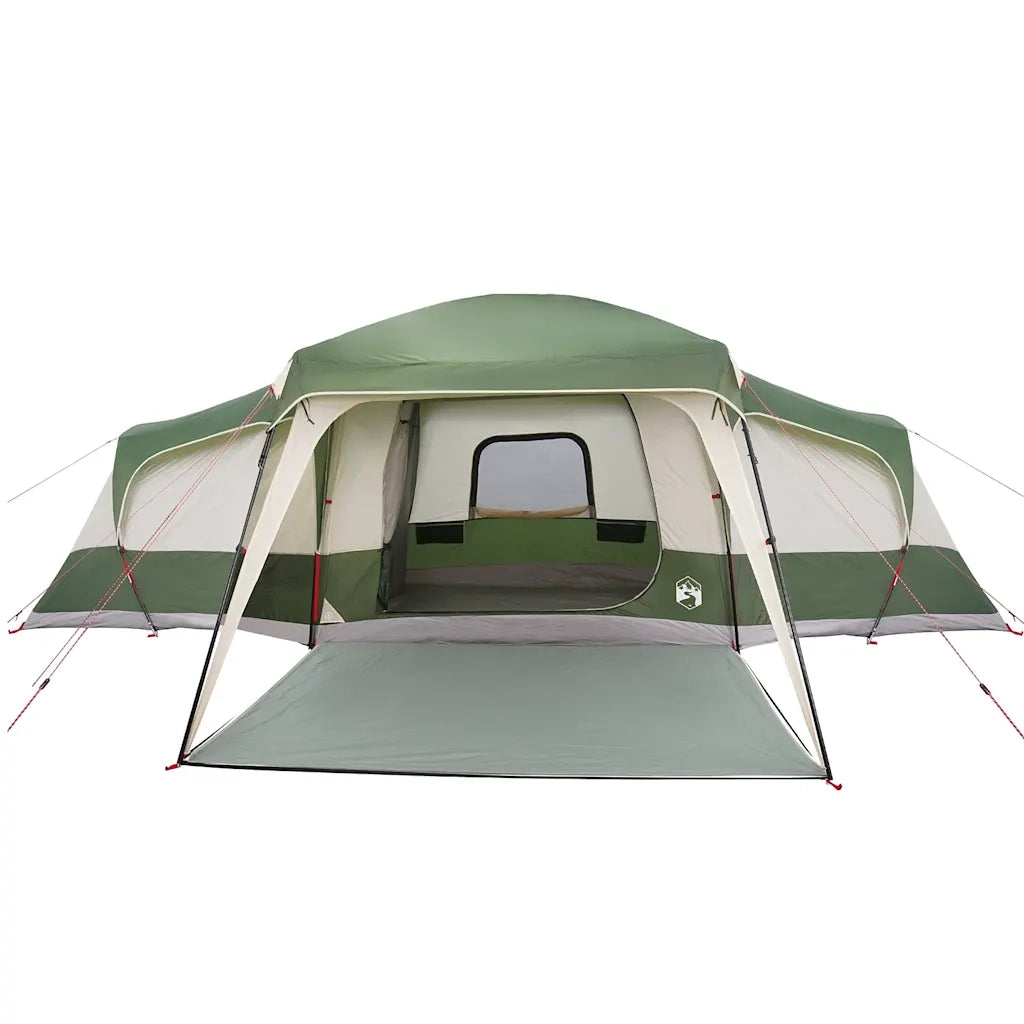 Tenda da Campeggio con Portico a Cupola 9 Persone Impermeabile