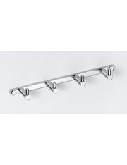 Appendiabiti quadruplo OMEGA in ottone cromato 41x4,5x4cm