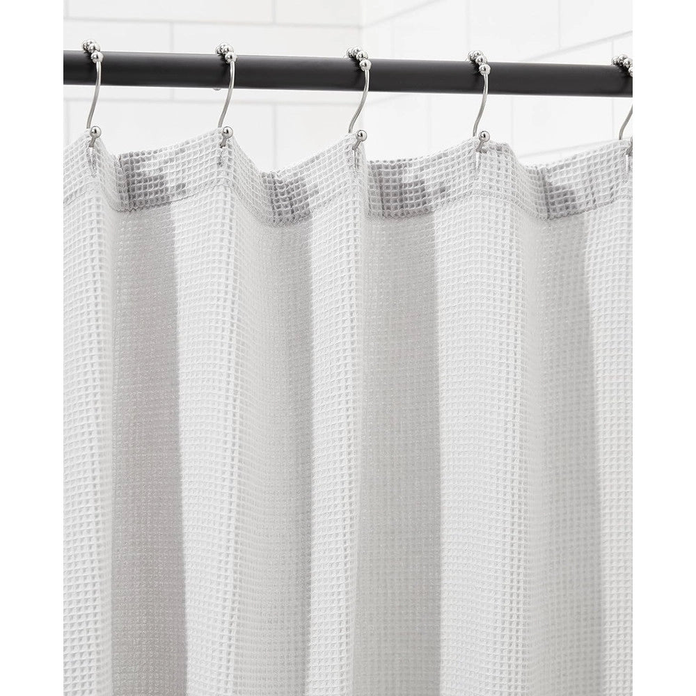Trade Shop - Bastone Asta Per Tenda Doccia Barra Telescopico 110 A 200 Cm Alluminio Nero 87232 -
