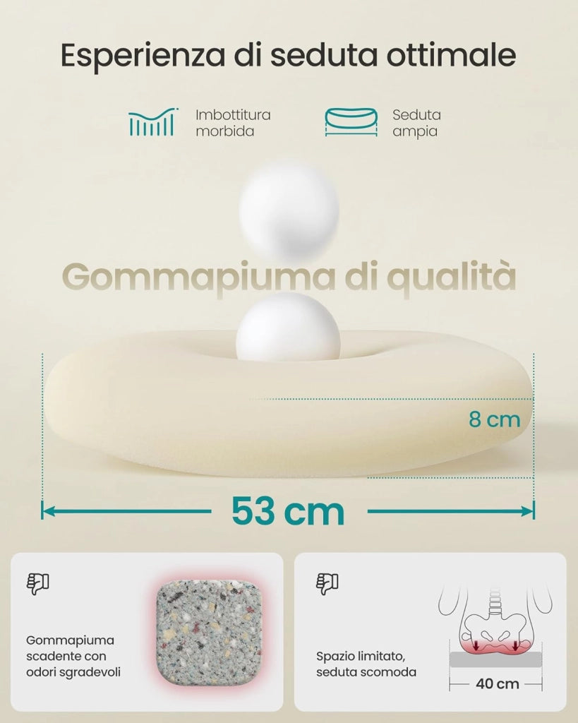 SONGMICS Sedia da Ufficio Girevole, Sedia di Rete da Computer Ergonomica, Supporto Lombare, Oscillante, Seduta 53 cm, Braccioli Pieghevoli, Nero OBN37BK