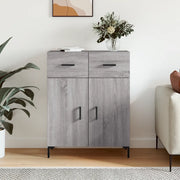 Credenza-Buffet-Armadio da cucina Grigio Sonoma 69,5x34x90 cm in Legno Multistrato 145786