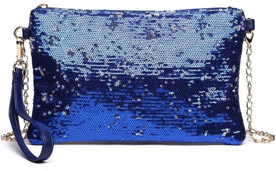 Borsa a Tracolla per Donna con Catena Piccola Borsa per Donna con Portafoglio Crossbody Borsa Clutches Borsa per Spalla per Donna con Pailletti in Sintetico
