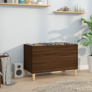 Mobile Porta Dischi Rovere Marrone 74,5x38x48 Legno Multistrato 831964