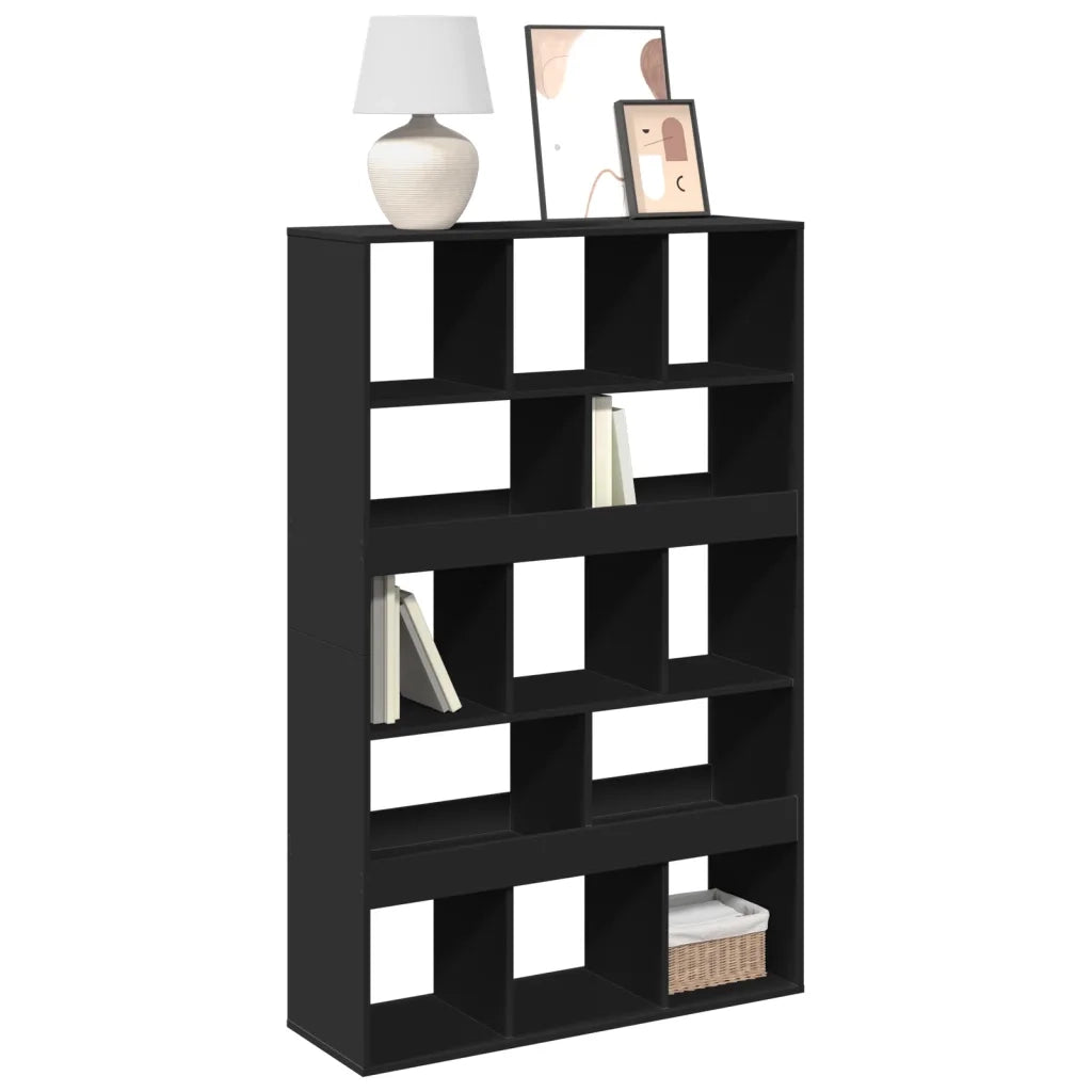 Libreria Nera 100x33x156,5 cm in Truciolato 3309367