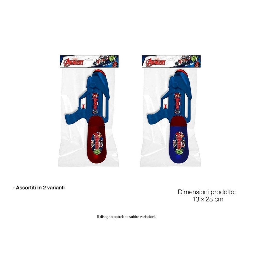 Trade Shop - Pistola Ad Acqua Grafiche Avengers Da 250 Ml Giocattolo Per Bambini 2 Colori 218526 -
