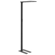 Lampada LED da terra in alluminio nero altezza 196 cm Interruttore a sfioramento Dimmerabile Sensore Illuminazione moderna Home Office
