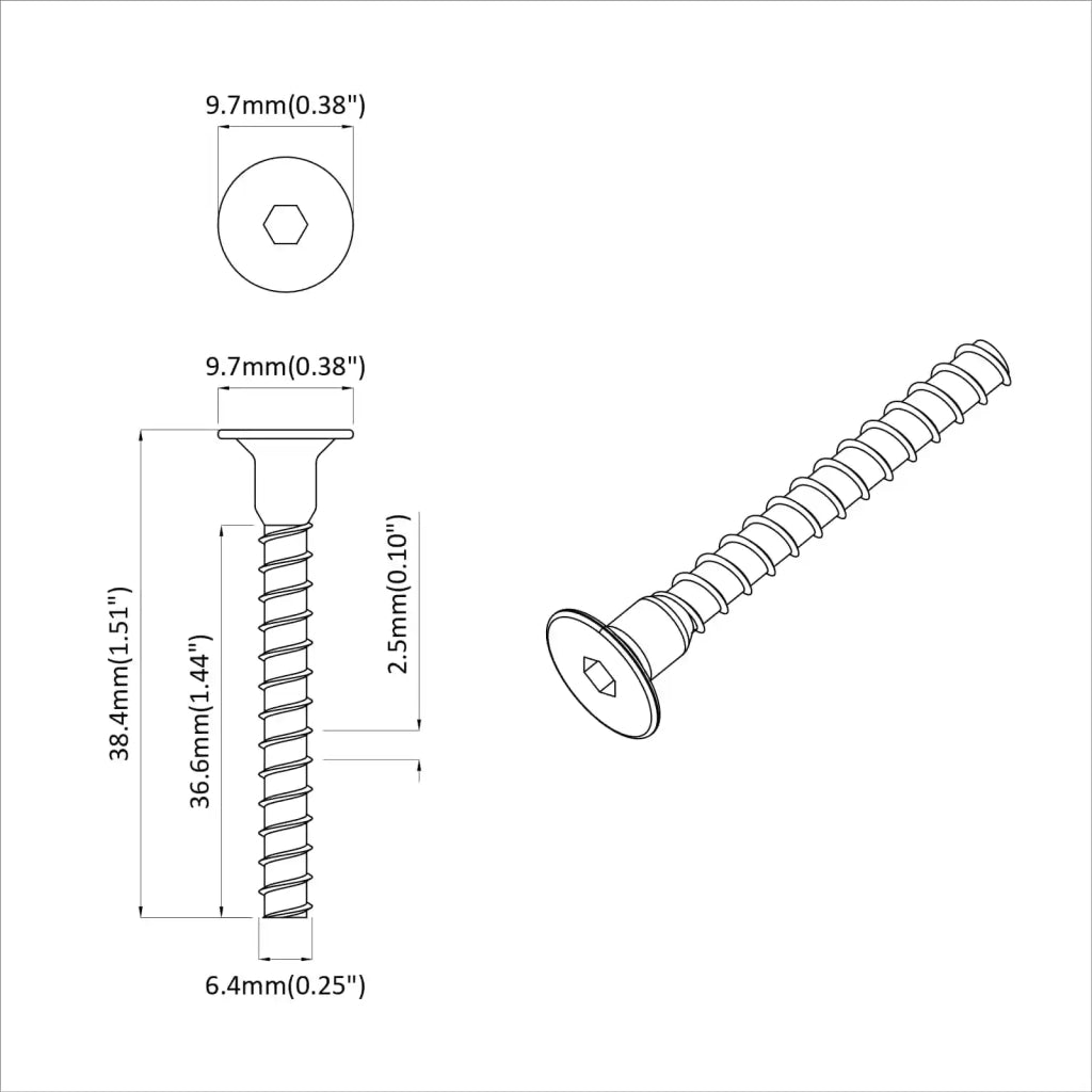 Vite a testa esagonale 3072 pz Nero 7 x 40 mm Ferro CFW8006248