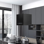 Cappa da Cucina ad Isola Sospesa LCD Sensore 37 cm in Acciaio 51021