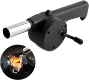 Accendino Portatile Mini a Mano per Picnic, Campeggio, Cucina da Campo, Barbecue, Grigliate a Carbone, Accessori per Stufe - Ventilatore di Aria per BBQ