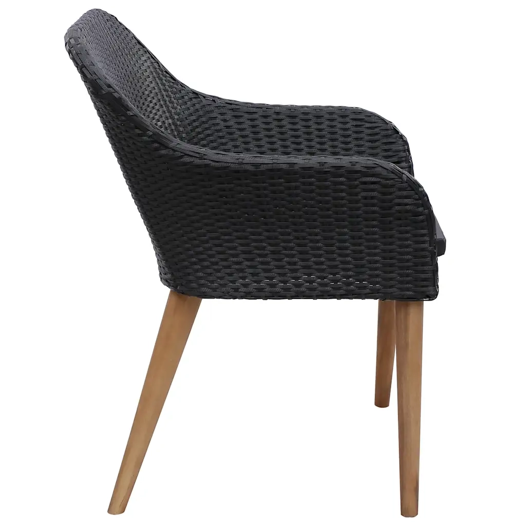 Set da Pranzo da Giardino 9 pz Nero cod mxl 42181