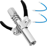 Doppio manubrio boccetta di lubrificante G Coupler con 2 pezzi di tubo da 30 cm - M6-M14 connessione - compatibile con tutti i tipi di pompe a lubrificante