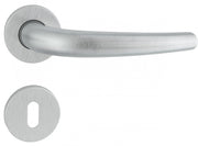 MANIGLIA TORINO 160P C/BOCCHETTA CROMO SAT