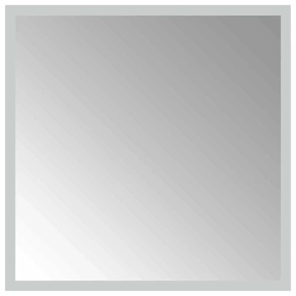 Specchio da bagno LED Trasparente 40 x 40 cm vetro temperato 42045807