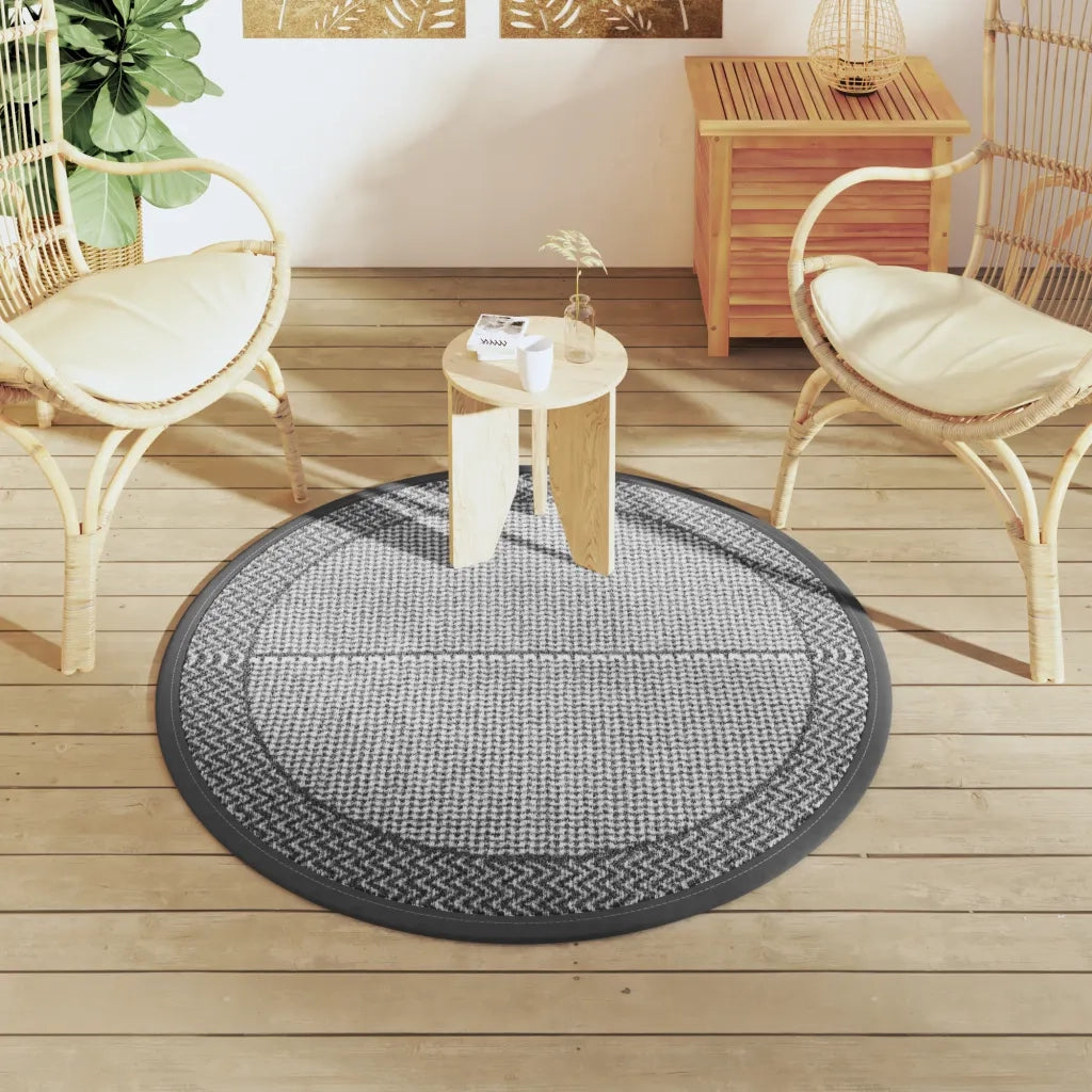 Tappeto da Esterno ARAKIL Grigio ?120 cm in PP CFW6817309