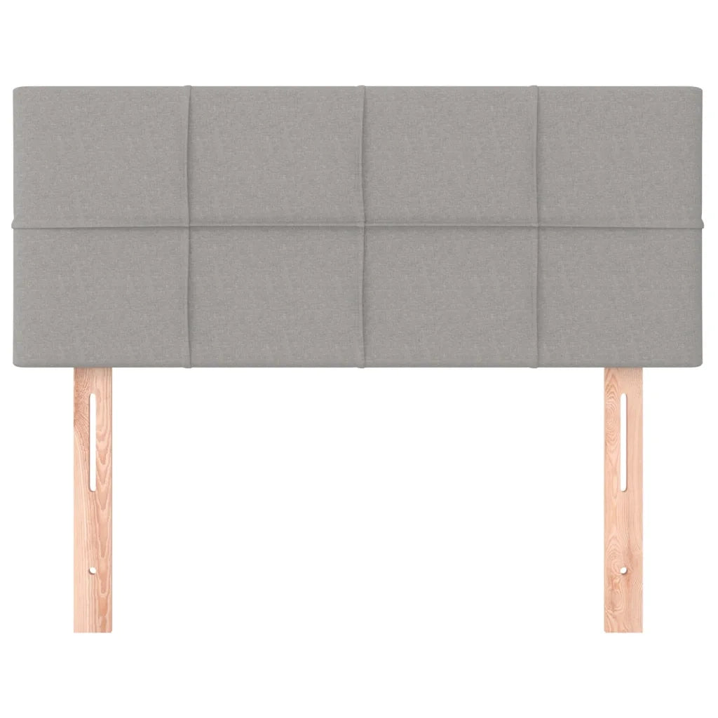 Testiera | Testata Grigio Chiaro 100x5x78/88 cm in Tessuto