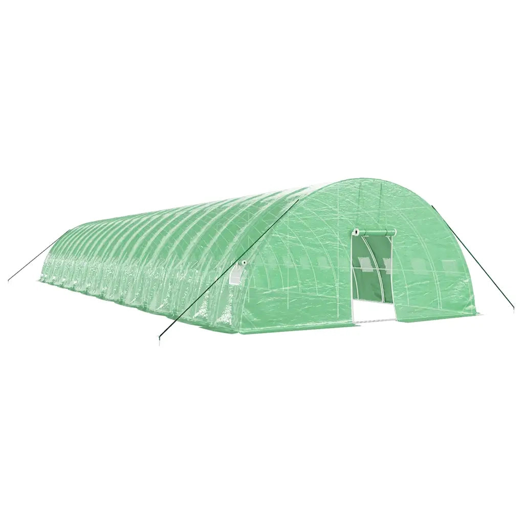 Serra con Telaio in Acciaio Verde 120 m² 20x6x2,85 m 3188113